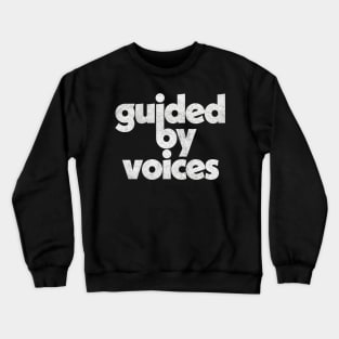 GBV / Faded Style Retro Typography Design Crewneck Sweatshirt